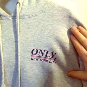 Only NY Grey Hoodie